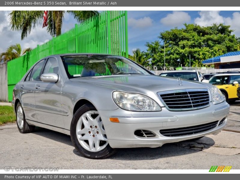 Brilliant Silver Metallic / Ash 2006 Mercedes-Benz S 350 Sedan