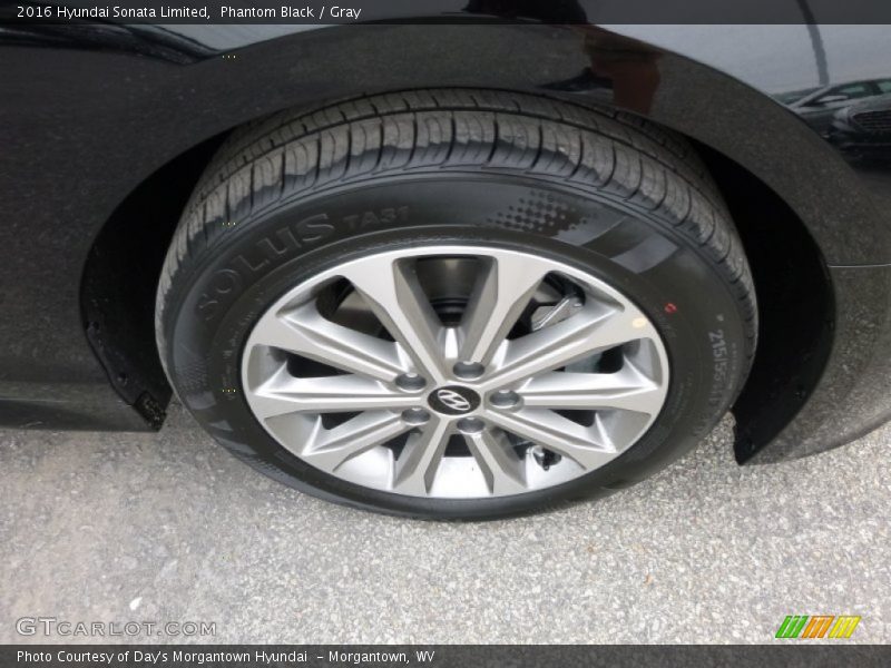 Phantom Black / Gray 2016 Hyundai Sonata Limited