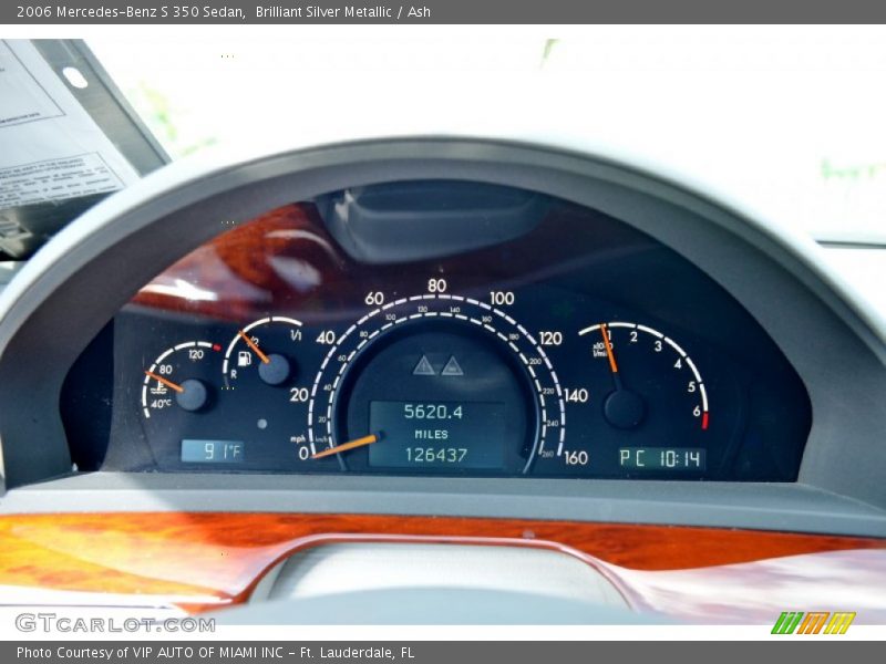 Brilliant Silver Metallic / Ash 2006 Mercedes-Benz S 350 Sedan