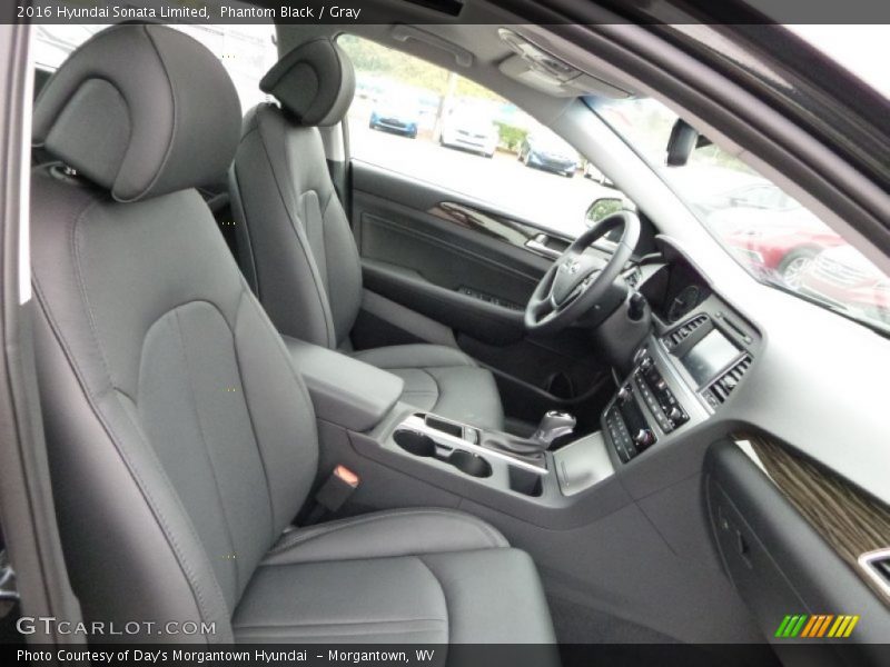 Phantom Black / Gray 2016 Hyundai Sonata Limited