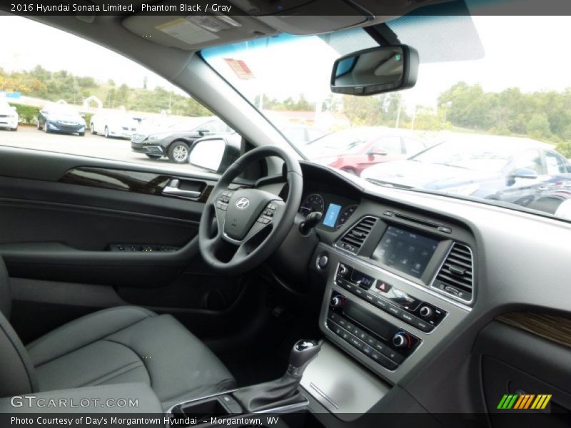 Phantom Black / Gray 2016 Hyundai Sonata Limited