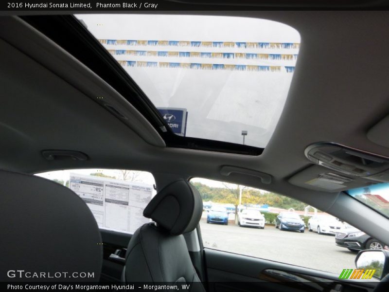 Phantom Black / Gray 2016 Hyundai Sonata Limited