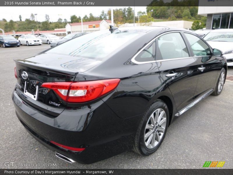 Phantom Black / Gray 2016 Hyundai Sonata Limited