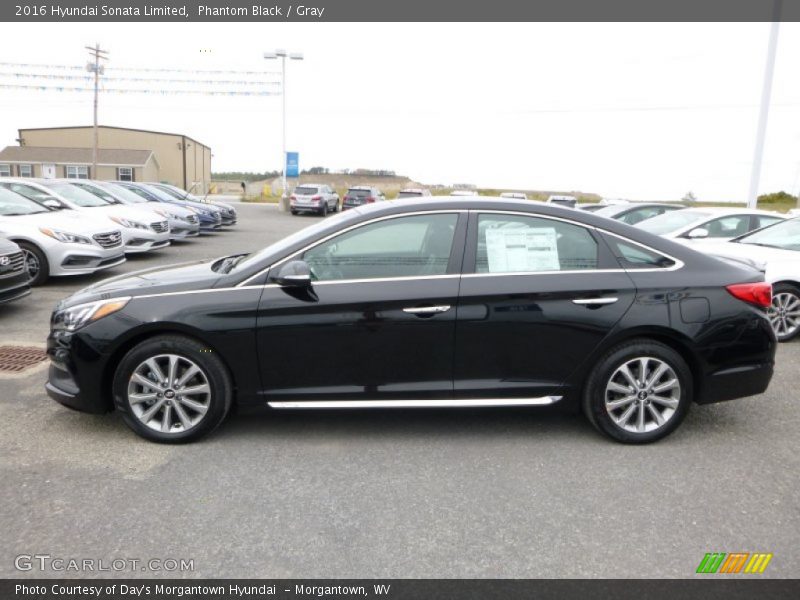 Phantom Black / Gray 2016 Hyundai Sonata Limited