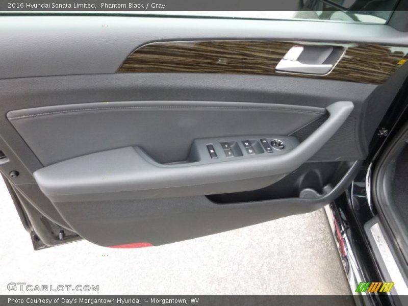 Phantom Black / Gray 2016 Hyundai Sonata Limited