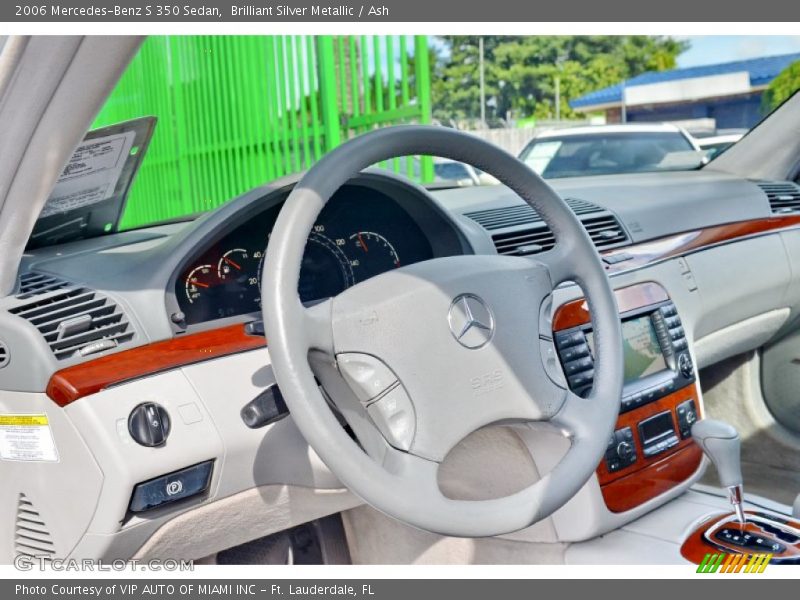 Brilliant Silver Metallic / Ash 2006 Mercedes-Benz S 350 Sedan