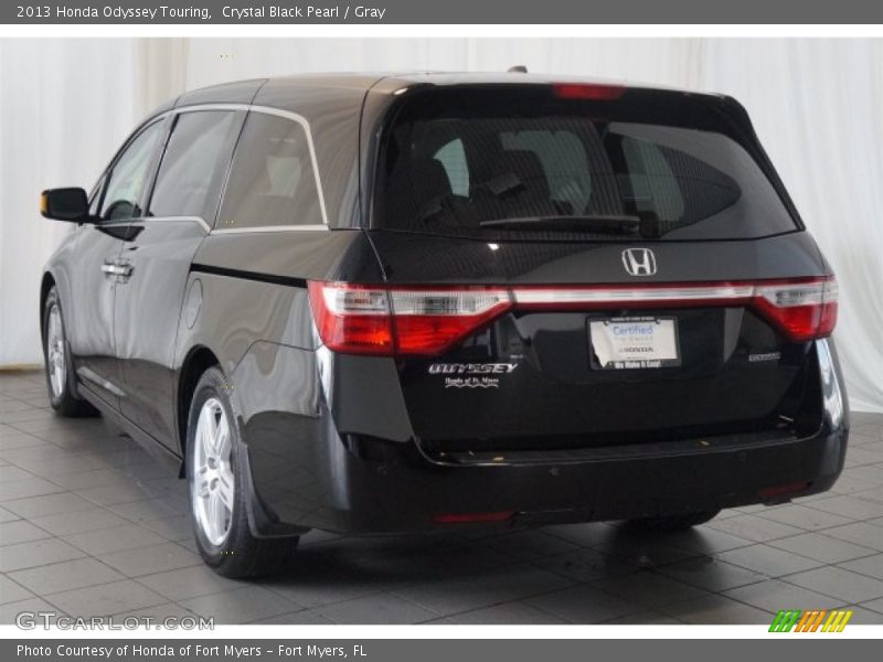 Crystal Black Pearl / Gray 2013 Honda Odyssey Touring