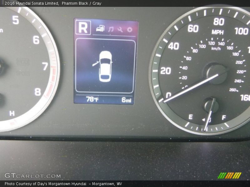 Phantom Black / Gray 2016 Hyundai Sonata Limited