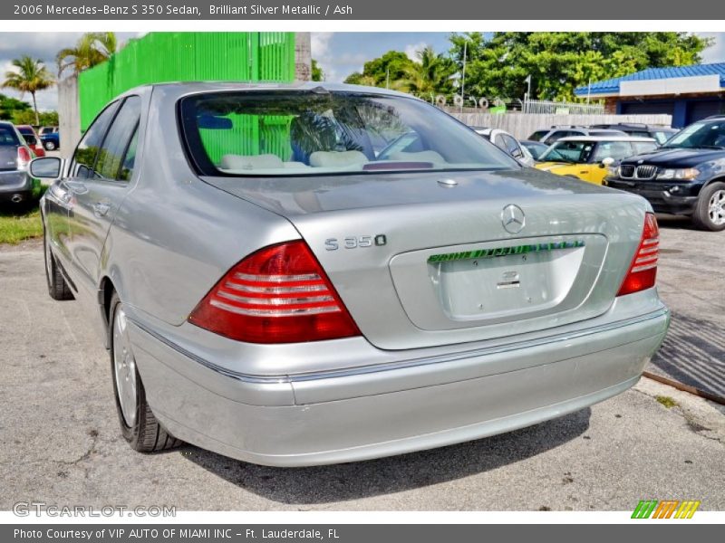 Brilliant Silver Metallic / Ash 2006 Mercedes-Benz S 350 Sedan