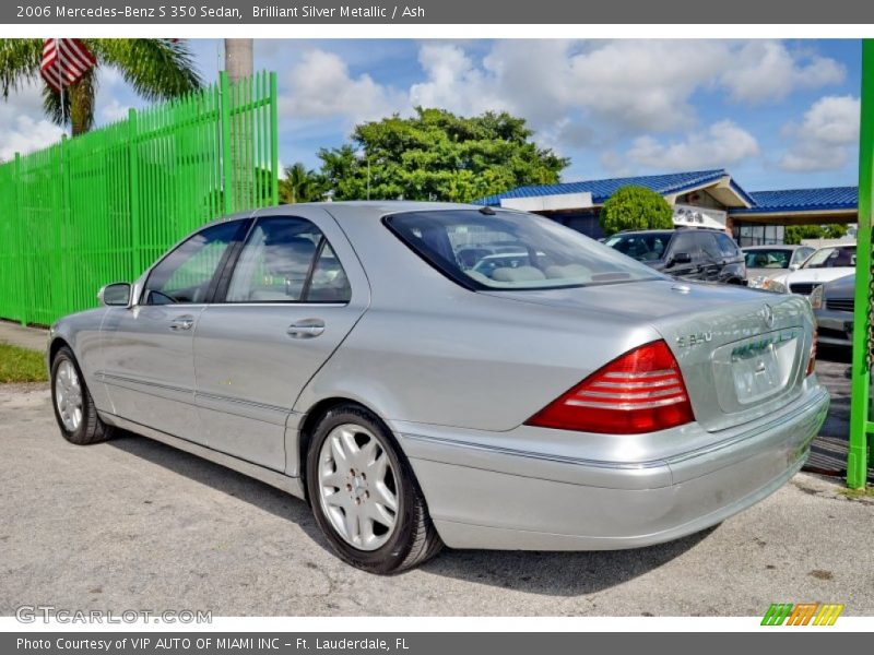 Brilliant Silver Metallic / Ash 2006 Mercedes-Benz S 350 Sedan