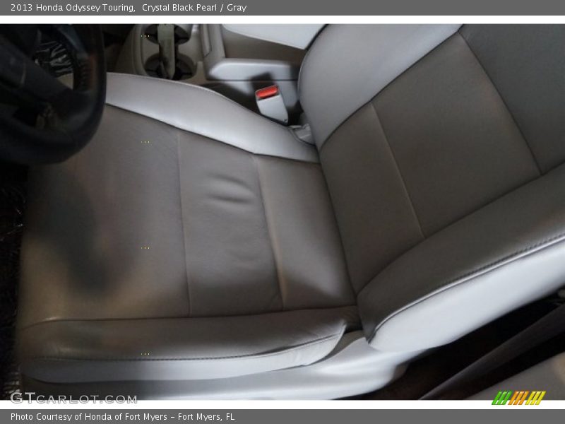 Crystal Black Pearl / Gray 2013 Honda Odyssey Touring
