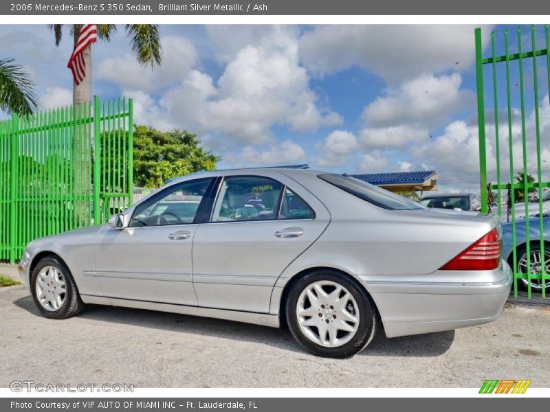 Brilliant Silver Metallic / Ash 2006 Mercedes-Benz S 350 Sedan