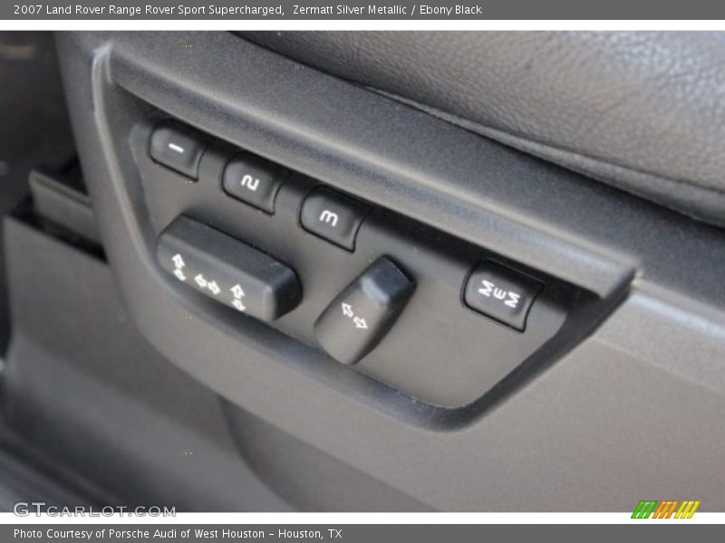 Zermatt Silver Metallic / Ebony Black 2007 Land Rover Range Rover Sport Supercharged