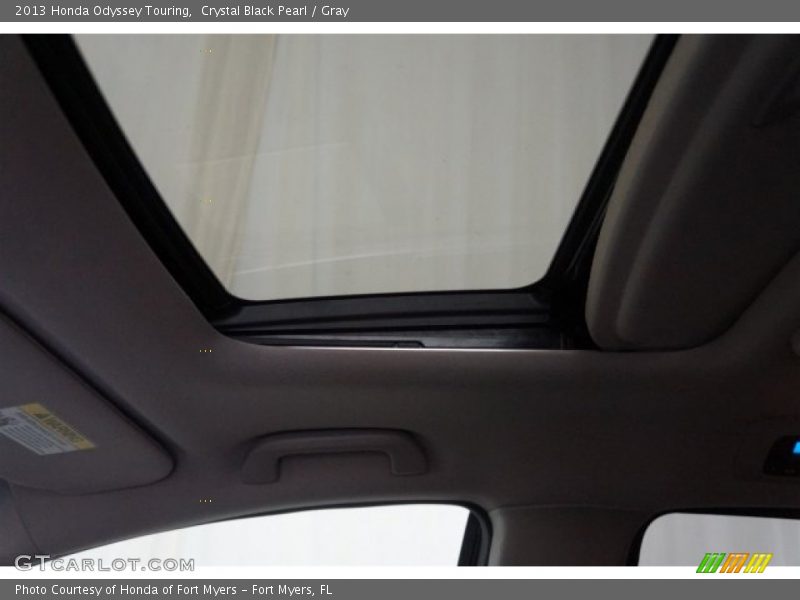 Crystal Black Pearl / Gray 2013 Honda Odyssey Touring
