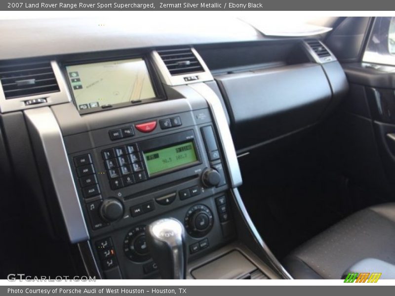 Zermatt Silver Metallic / Ebony Black 2007 Land Rover Range Rover Sport Supercharged