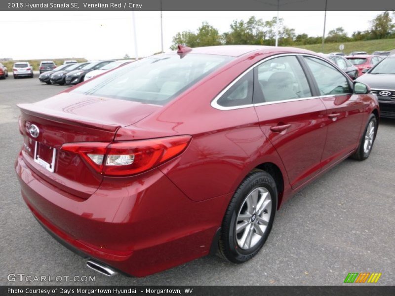 Venetian Red / Gray 2016 Hyundai Sonata SE