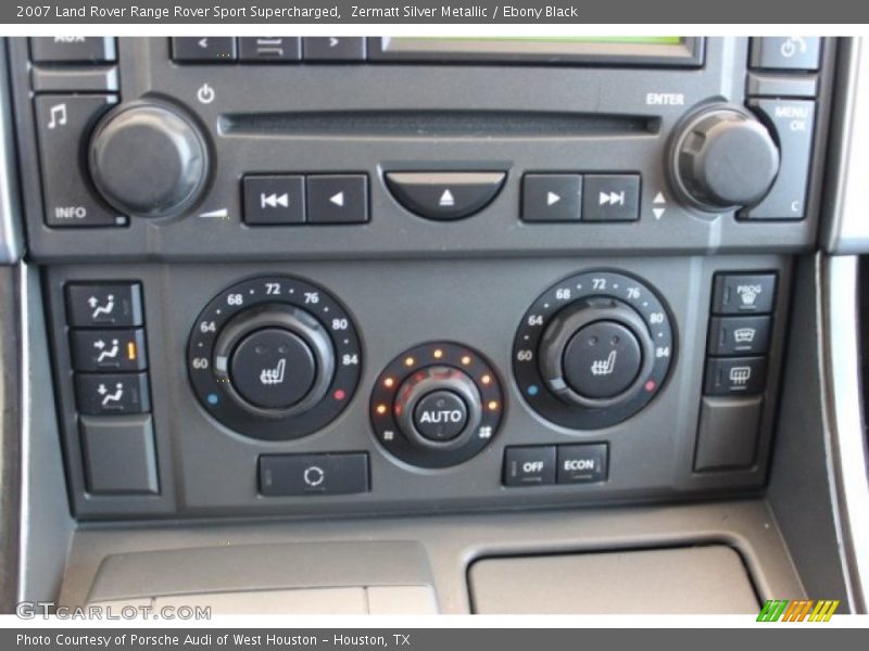 Zermatt Silver Metallic / Ebony Black 2007 Land Rover Range Rover Sport Supercharged