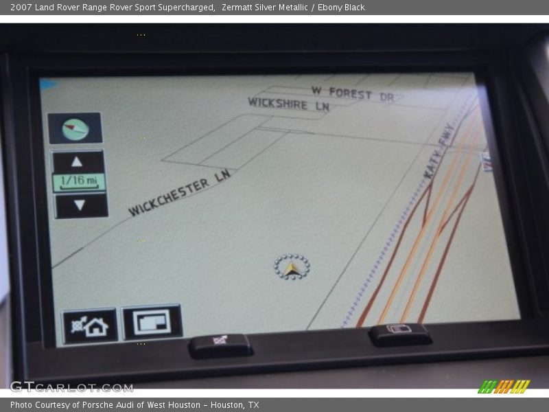 Zermatt Silver Metallic / Ebony Black 2007 Land Rover Range Rover Sport Supercharged