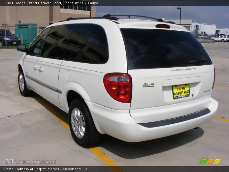 Stone White / Taupe 2001 Dodge Grand Caravan Sport