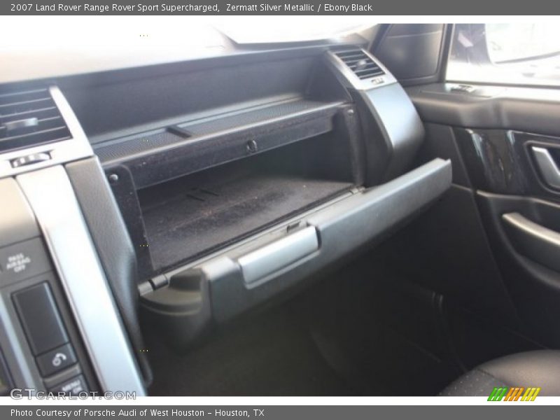 Zermatt Silver Metallic / Ebony Black 2007 Land Rover Range Rover Sport Supercharged