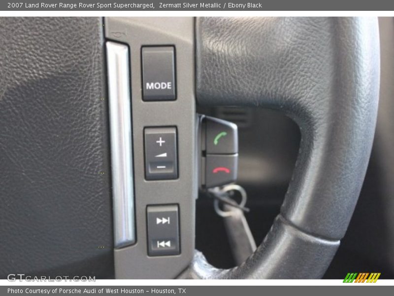 Zermatt Silver Metallic / Ebony Black 2007 Land Rover Range Rover Sport Supercharged
