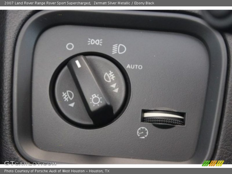 Zermatt Silver Metallic / Ebony Black 2007 Land Rover Range Rover Sport Supercharged