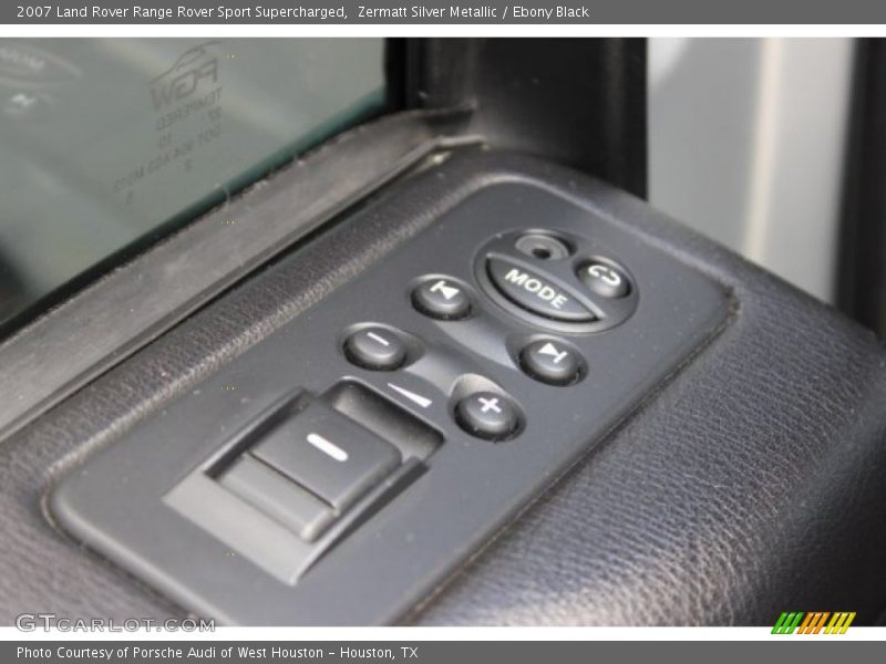 Zermatt Silver Metallic / Ebony Black 2007 Land Rover Range Rover Sport Supercharged