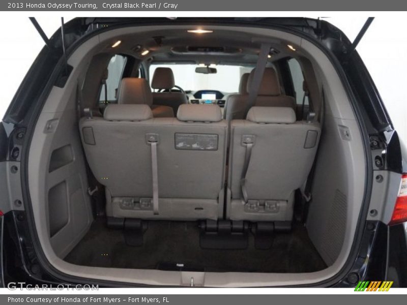 Crystal Black Pearl / Gray 2013 Honda Odyssey Touring