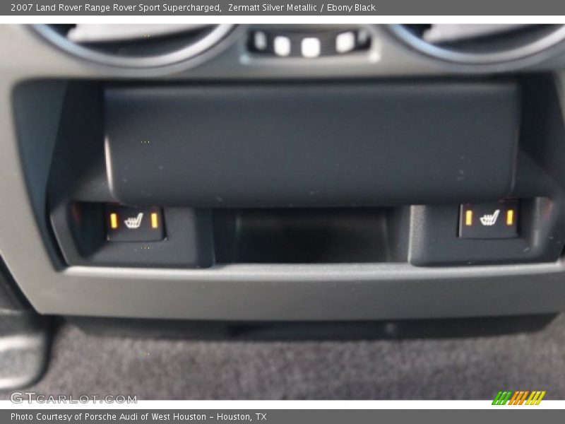 Zermatt Silver Metallic / Ebony Black 2007 Land Rover Range Rover Sport Supercharged