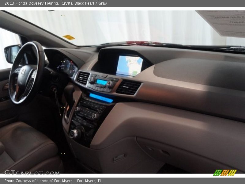 Crystal Black Pearl / Gray 2013 Honda Odyssey Touring
