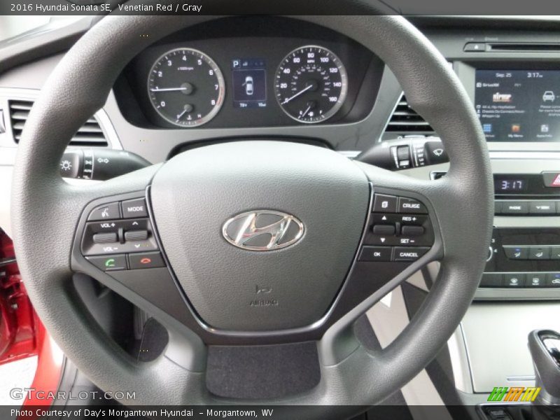 Venetian Red / Gray 2016 Hyundai Sonata SE