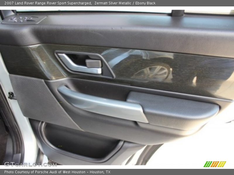 Zermatt Silver Metallic / Ebony Black 2007 Land Rover Range Rover Sport Supercharged