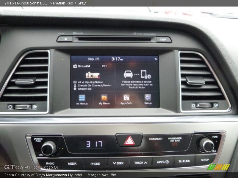 Venetian Red / Gray 2016 Hyundai Sonata SE