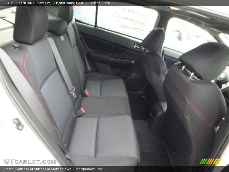 Crystal White Pearl / Carbon Black 2016 Subaru WRX Premium