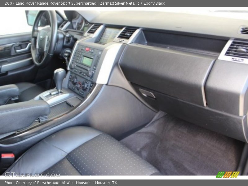 Zermatt Silver Metallic / Ebony Black 2007 Land Rover Range Rover Sport Supercharged