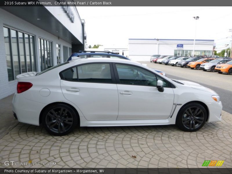 Crystal White Pearl / Carbon Black 2016 Subaru WRX Premium