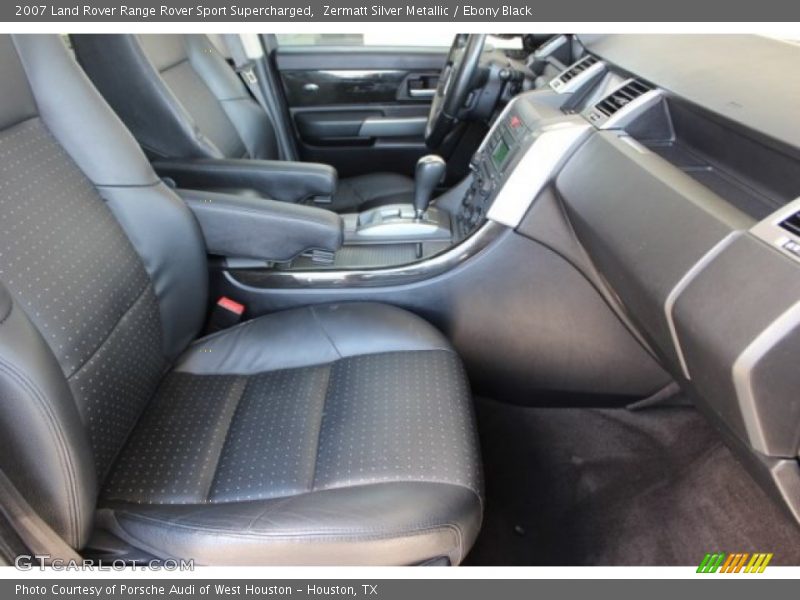 Zermatt Silver Metallic / Ebony Black 2007 Land Rover Range Rover Sport Supercharged