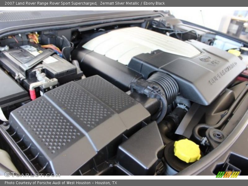 Zermatt Silver Metallic / Ebony Black 2007 Land Rover Range Rover Sport Supercharged