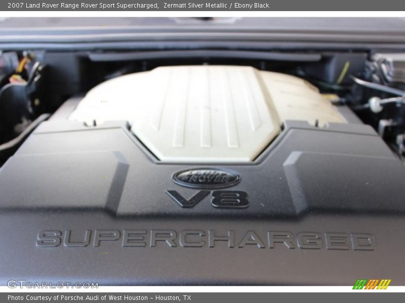 Zermatt Silver Metallic / Ebony Black 2007 Land Rover Range Rover Sport Supercharged