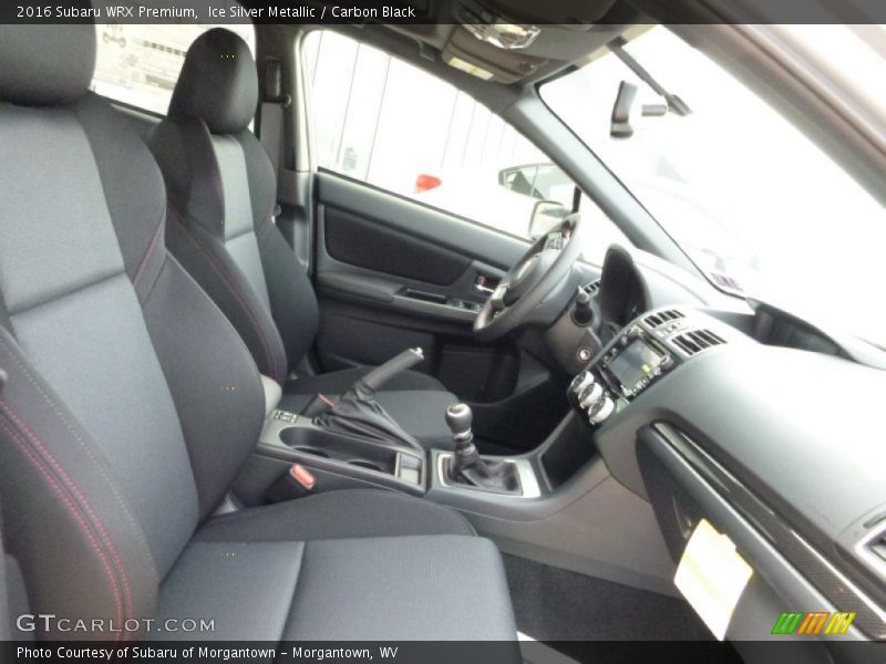 Ice Silver Metallic / Carbon Black 2016 Subaru WRX Premium