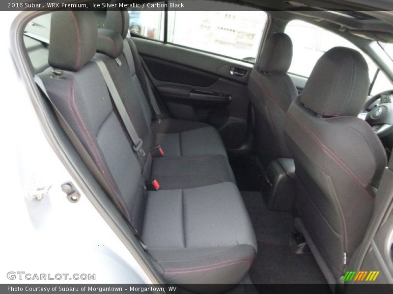 Rear Seat of 2016 WRX Premium