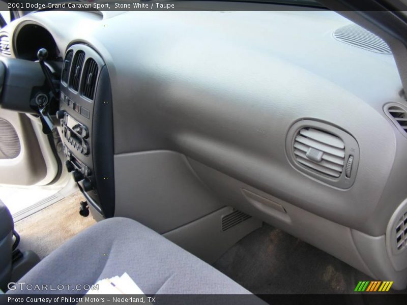 Stone White / Taupe 2001 Dodge Grand Caravan Sport