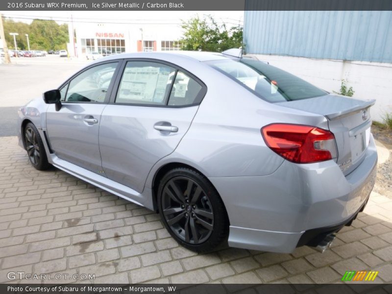 Ice Silver Metallic / Carbon Black 2016 Subaru WRX Premium