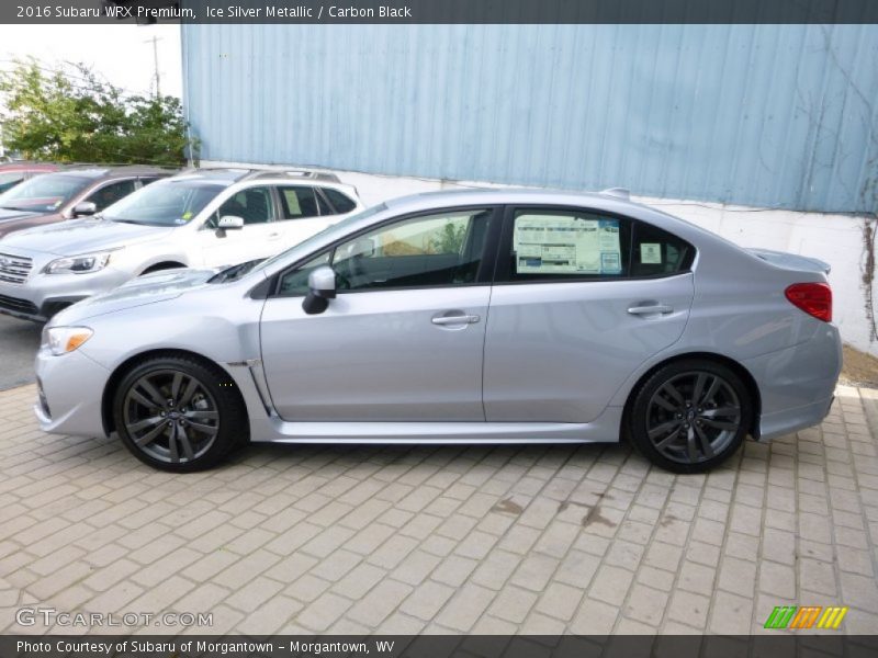 Ice Silver Metallic / Carbon Black 2016 Subaru WRX Premium