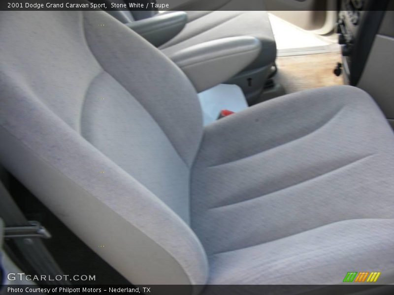 Stone White / Taupe 2001 Dodge Grand Caravan Sport