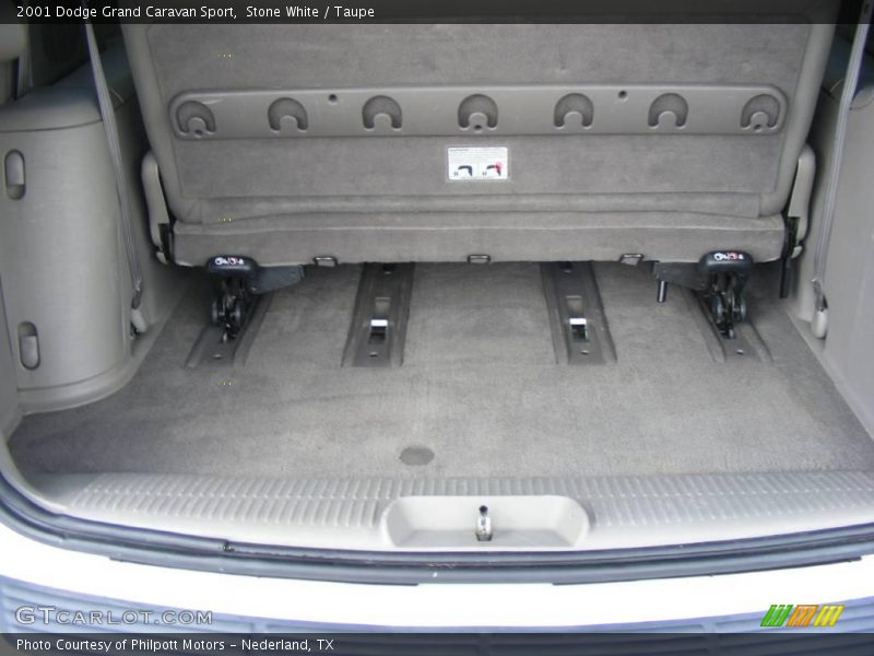 Stone White / Taupe 2001 Dodge Grand Caravan Sport