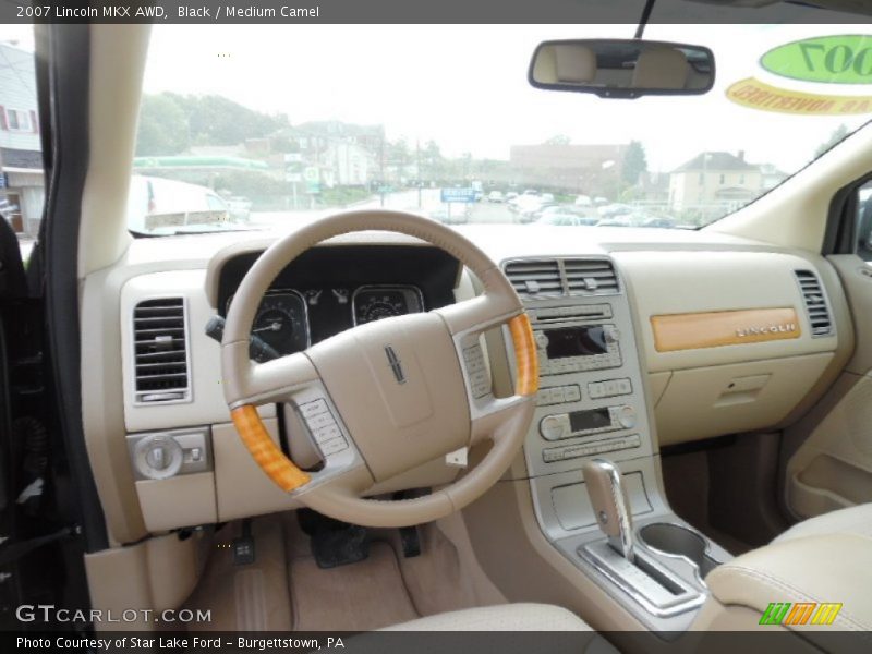Black / Medium Camel 2007 Lincoln MKX AWD