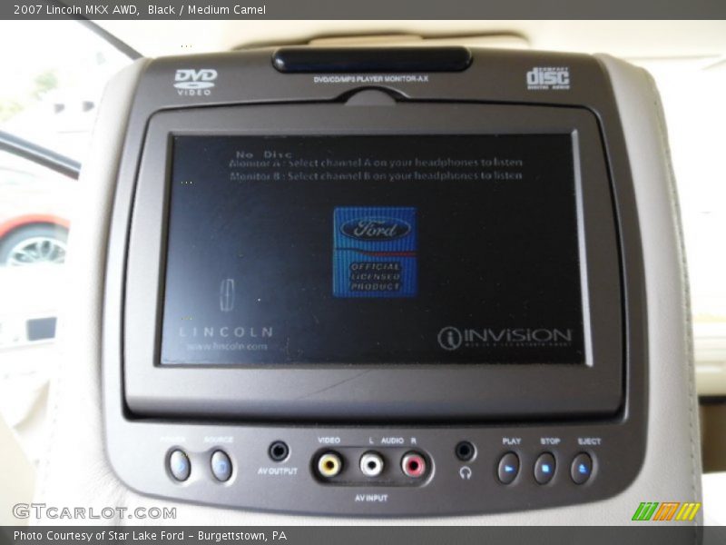 Black / Medium Camel 2007 Lincoln MKX AWD
