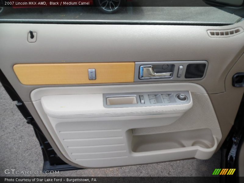 Black / Medium Camel 2007 Lincoln MKX AWD