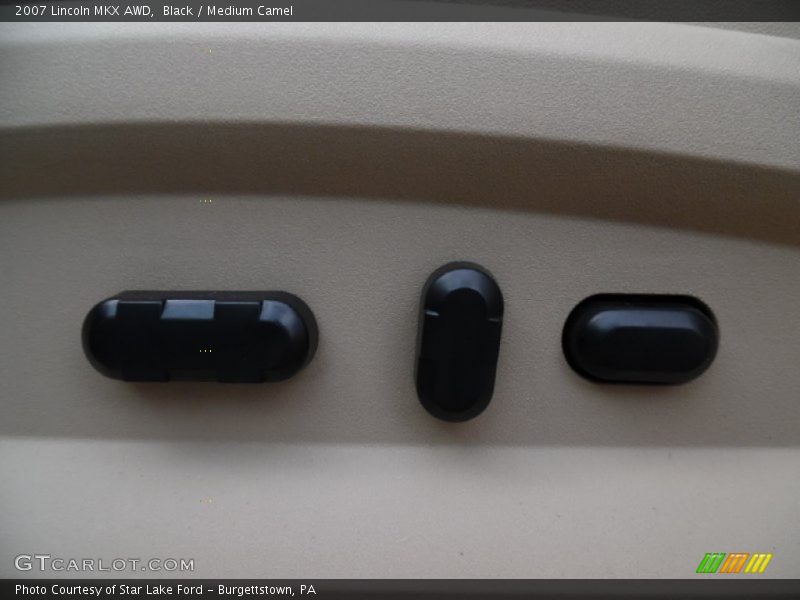 Black / Medium Camel 2007 Lincoln MKX AWD